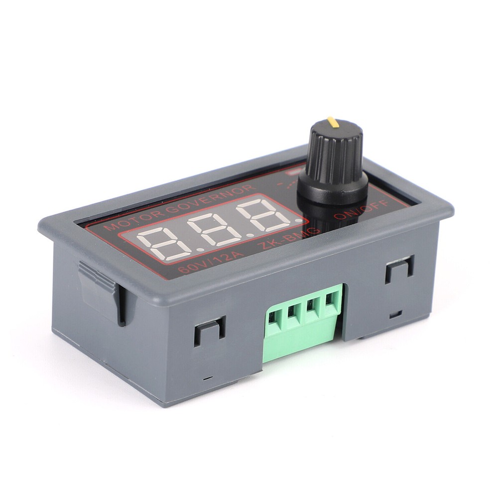 2Pack 500W 12A PWM DC Motor Speed Governor Controller Switch BMG Digital Display