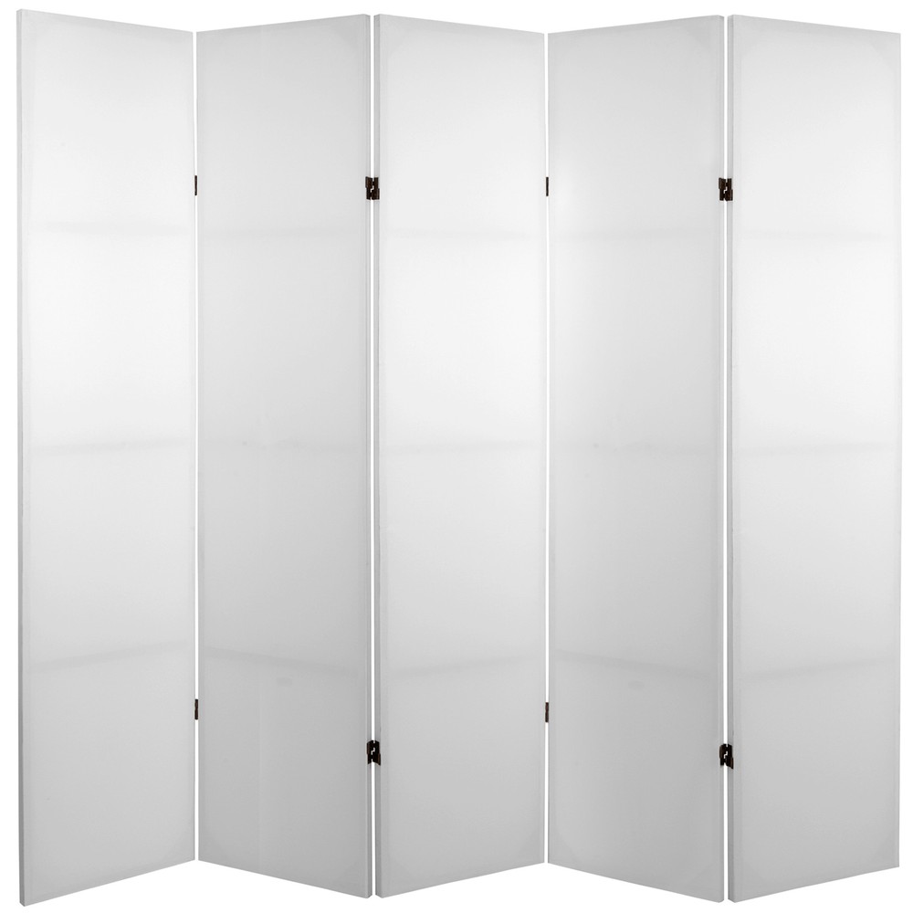 6 ft. Tall Do It Yourself Canvas Room Divider - 5 Panel