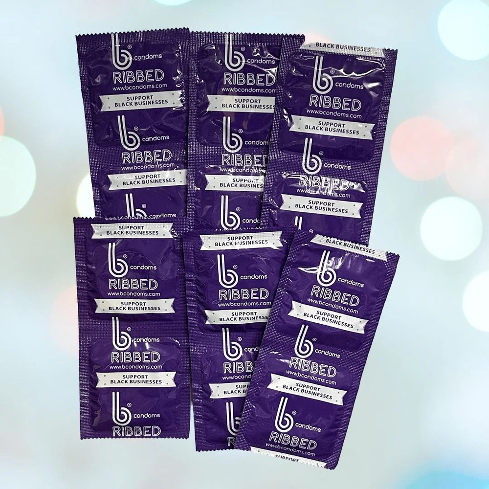 b Condoms Ribbed Condoms | 12-Pack
