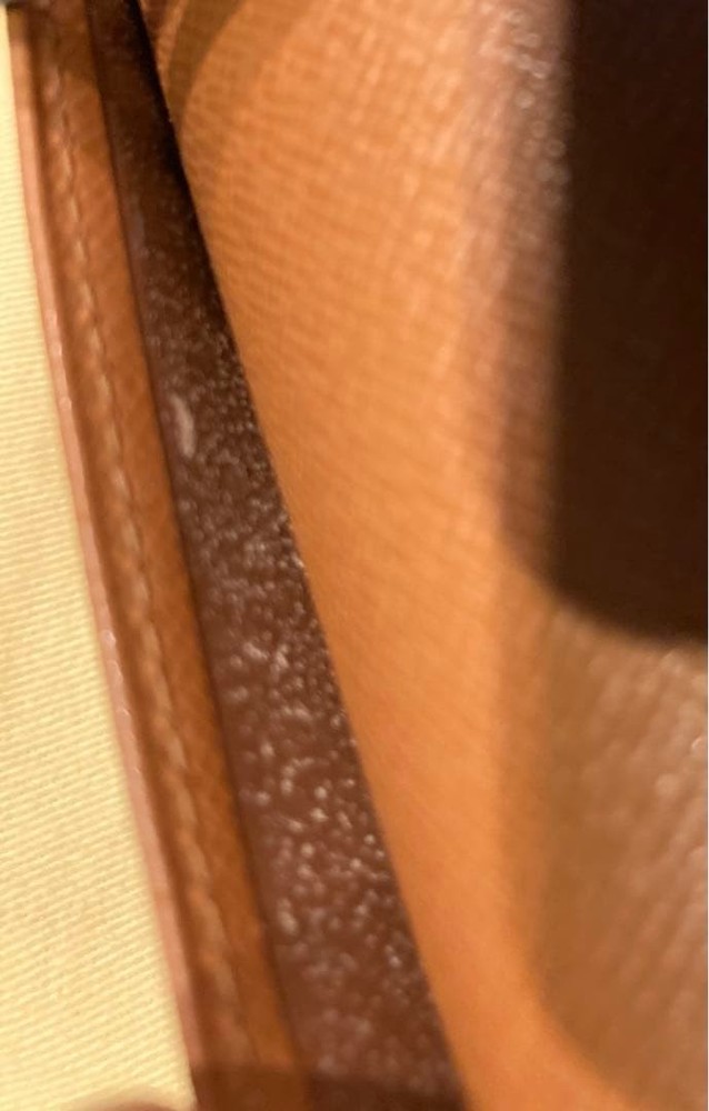 Used LOUIS VUITTON leather notebook cover