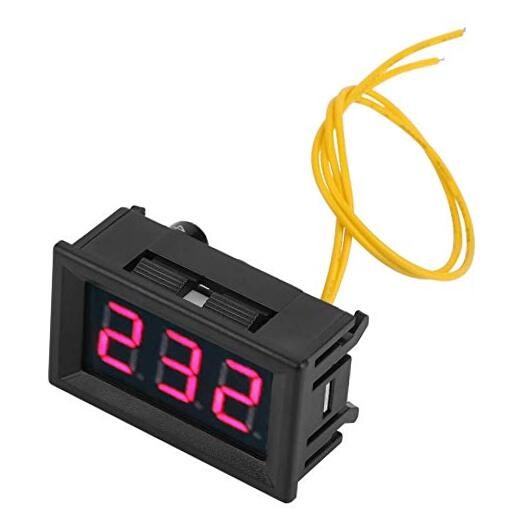 1pc LED Digital Display AC Voltmeter,70-380V Range AC Voltage Meter,2 Wire