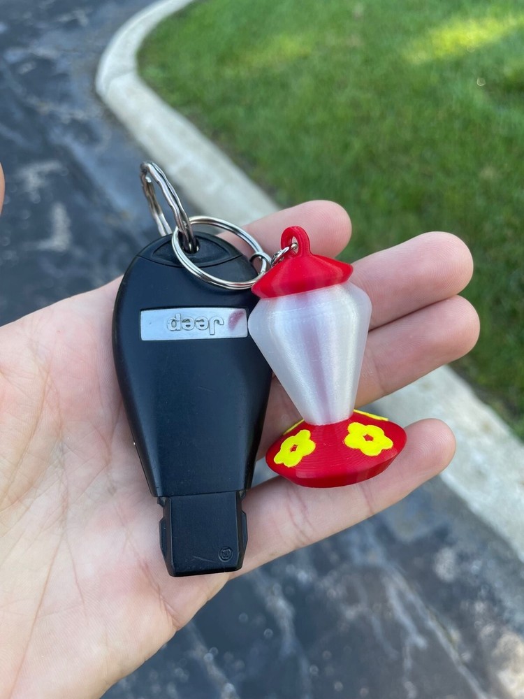 Hummingbird Feeder KeyChain