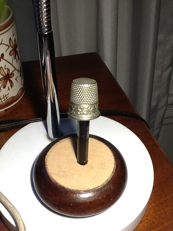 STERLING THIMBLE USA 986 VINTAGE NUMBER 6 code 101722f