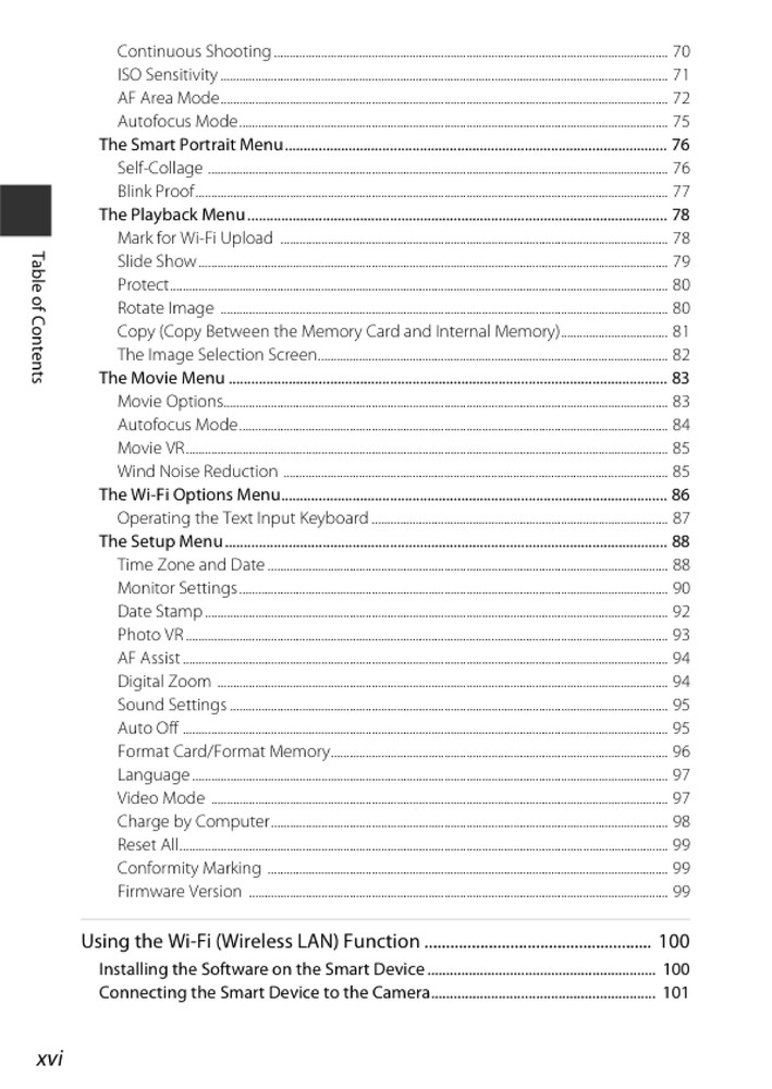 Nikon CoolPix S3700 — User Reference Manual — 1/2 Size 5.5" x 8.5" Small Compact
