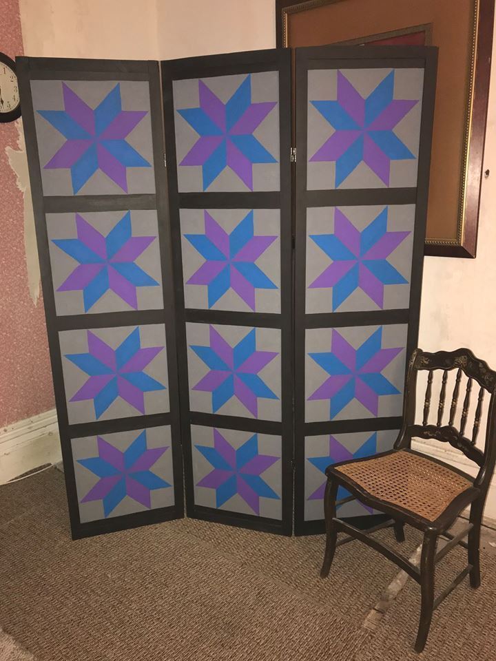 Double Acting Folding Screen Hinge For 3/4" Panel - Antique Brass DL-C869-AB