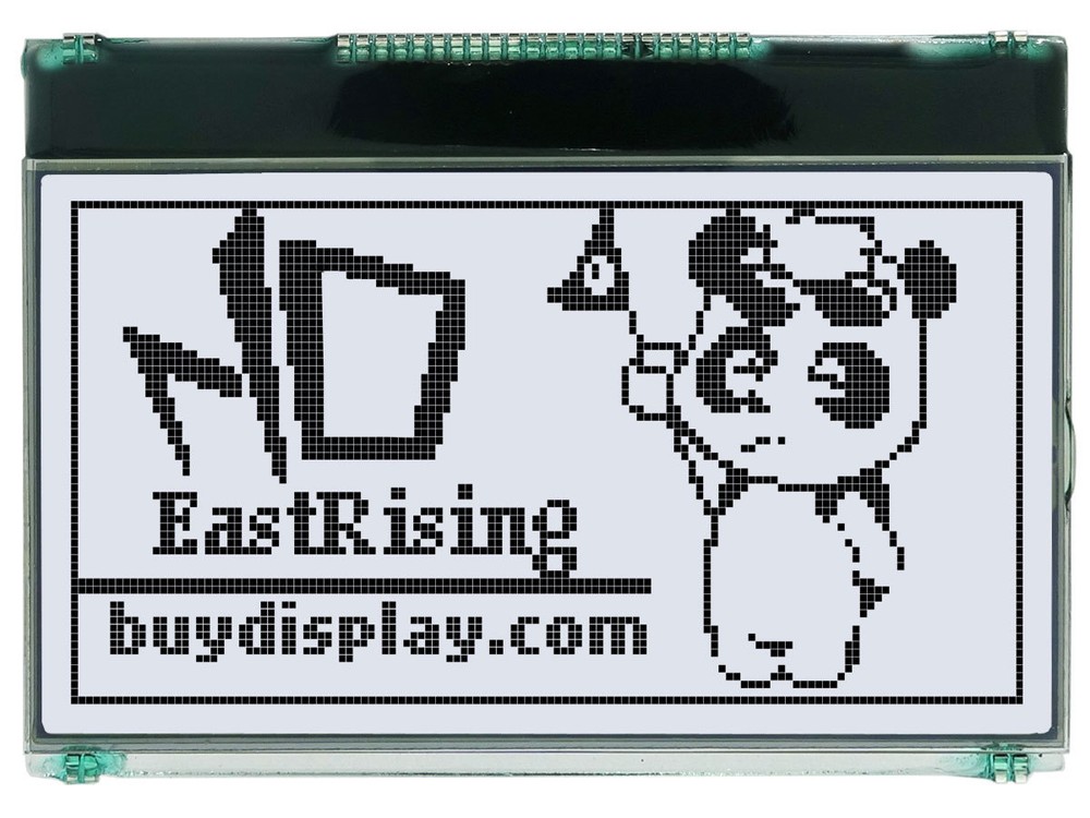 3.3V 2.8"/128x64 COG Graphic LCD Module w/Metal Pin,Tutorial, High Contrast