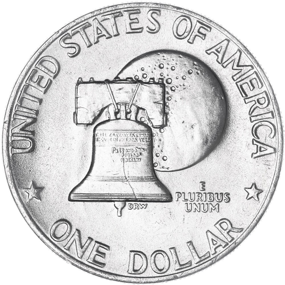 1976 (P) Eisenhower Bicentennial Dollar Type 2 BU Ike US Mint Coin