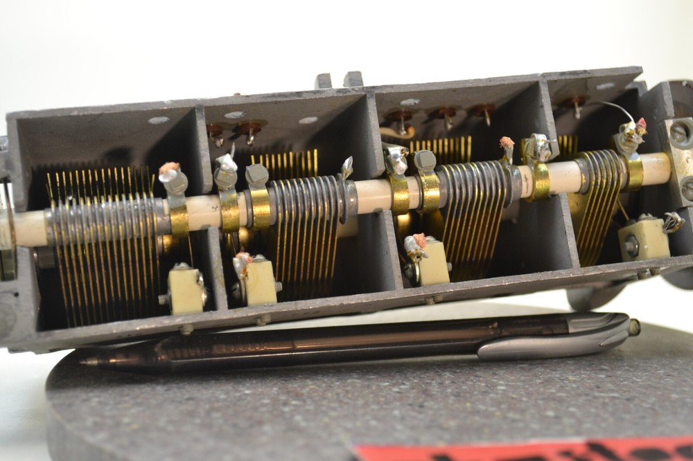 Variable capacitor+Vernier kit - Soviet air variable capacitor used - HAM Radio