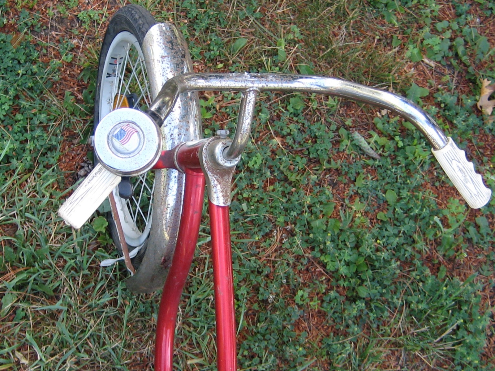 Vintage Schwinn Red Pixie Kids Bike Bicycle Original needs tires