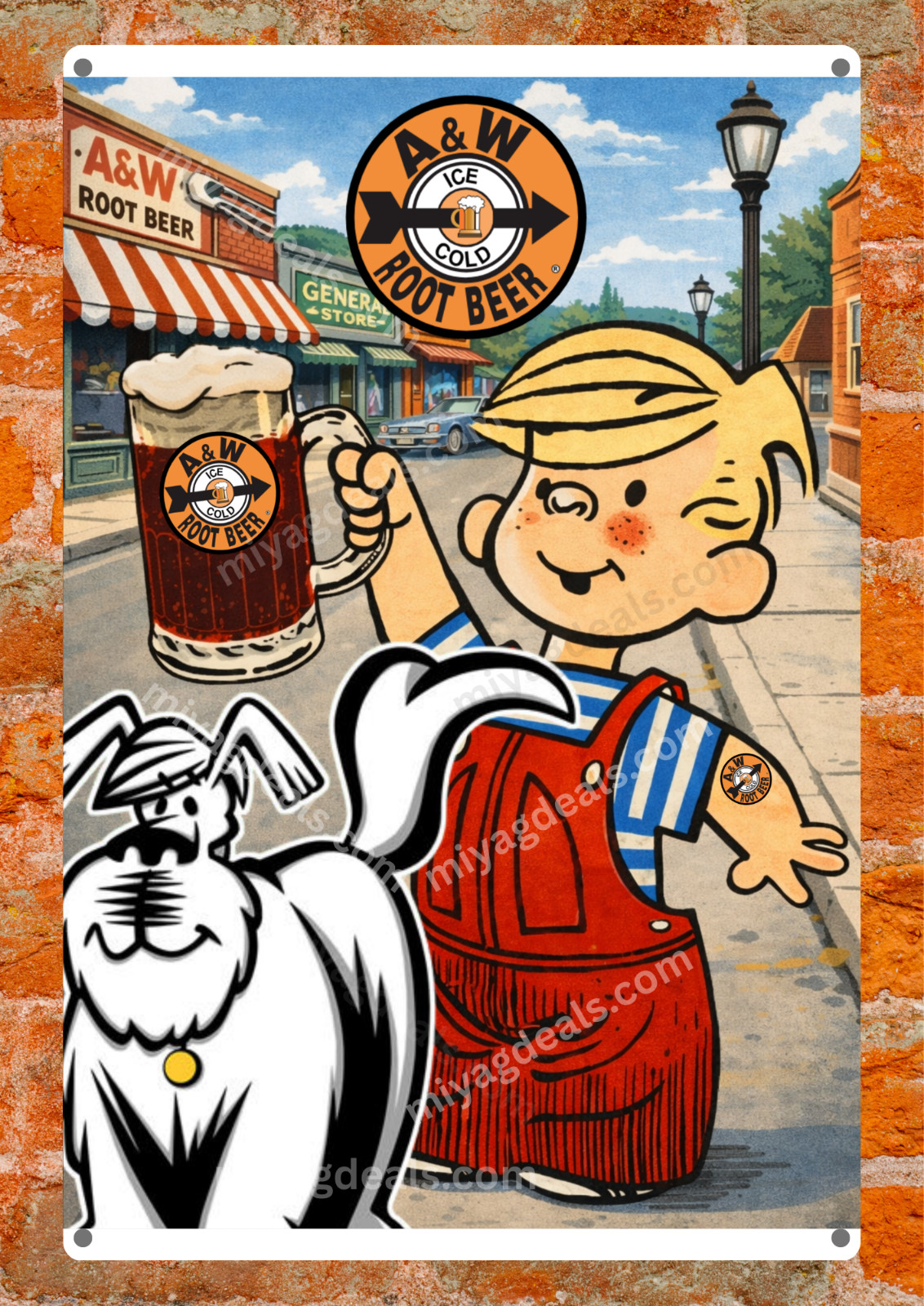 King Of Beers Sydney Sweeney Metal Poster Sign Bar Garage Wall Decor Read Des