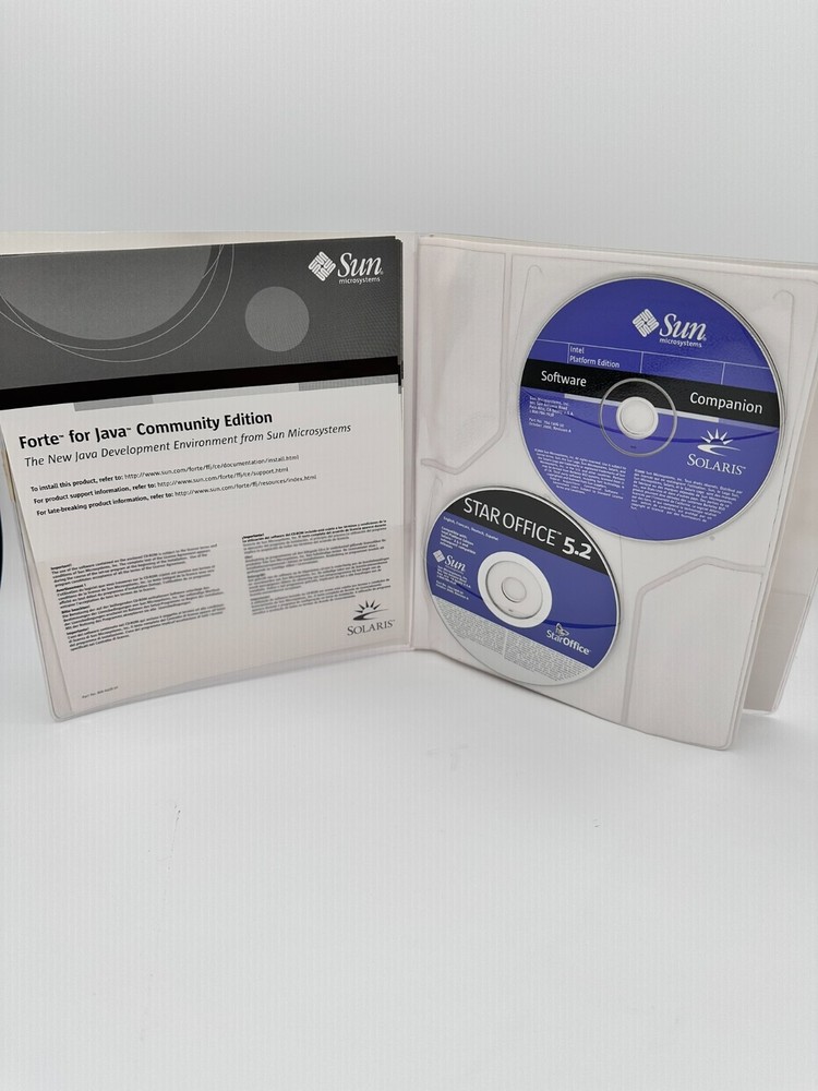 Sun Microsystems 2000 Solaris 8 Intel Edition 10/00 13CDs & Bonus Software