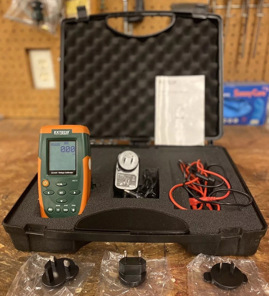 Extech PRC15 Current / Voltage Loop Calibrator Meter NIST Calibration Hand-held