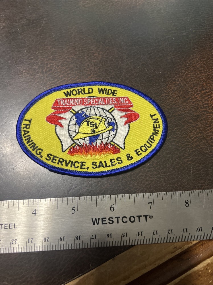 Vtg Obsolete Fire Department Patch TSI