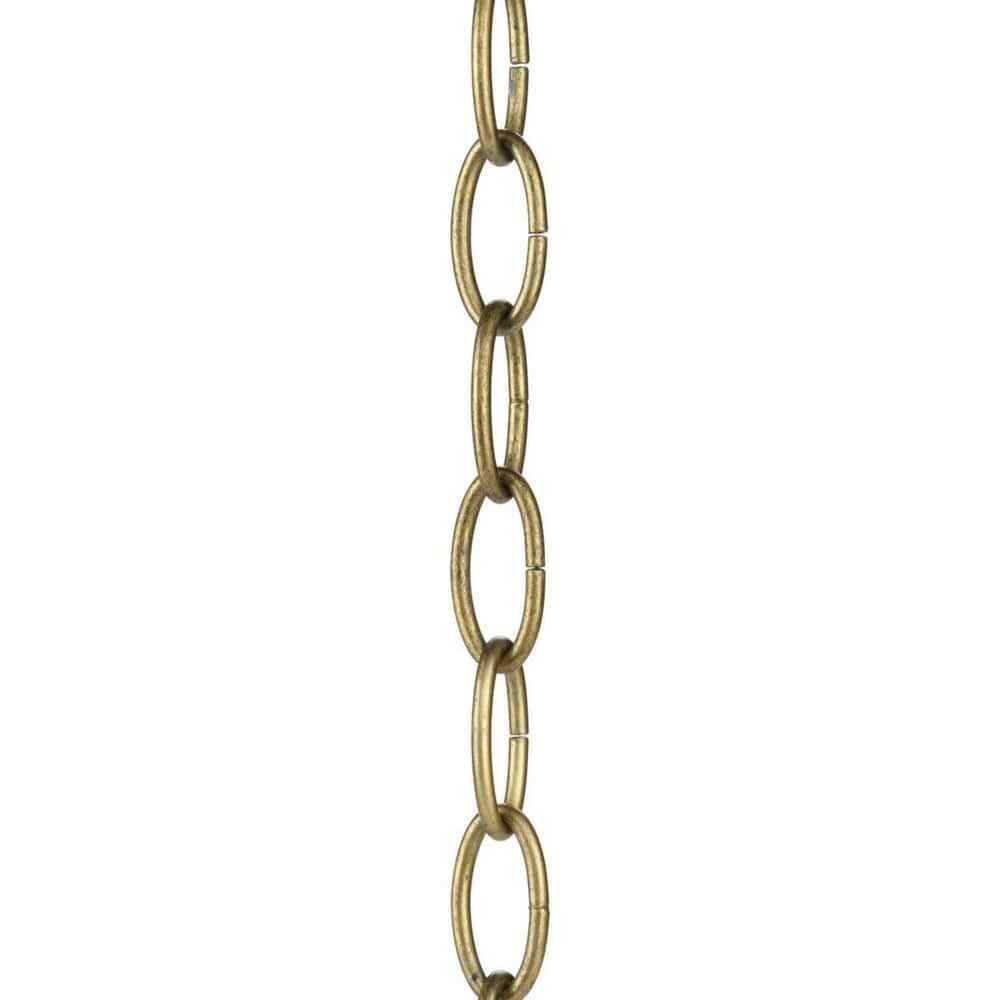 Progress Lighting 48 in. Distressed Brass Accessory Chain
