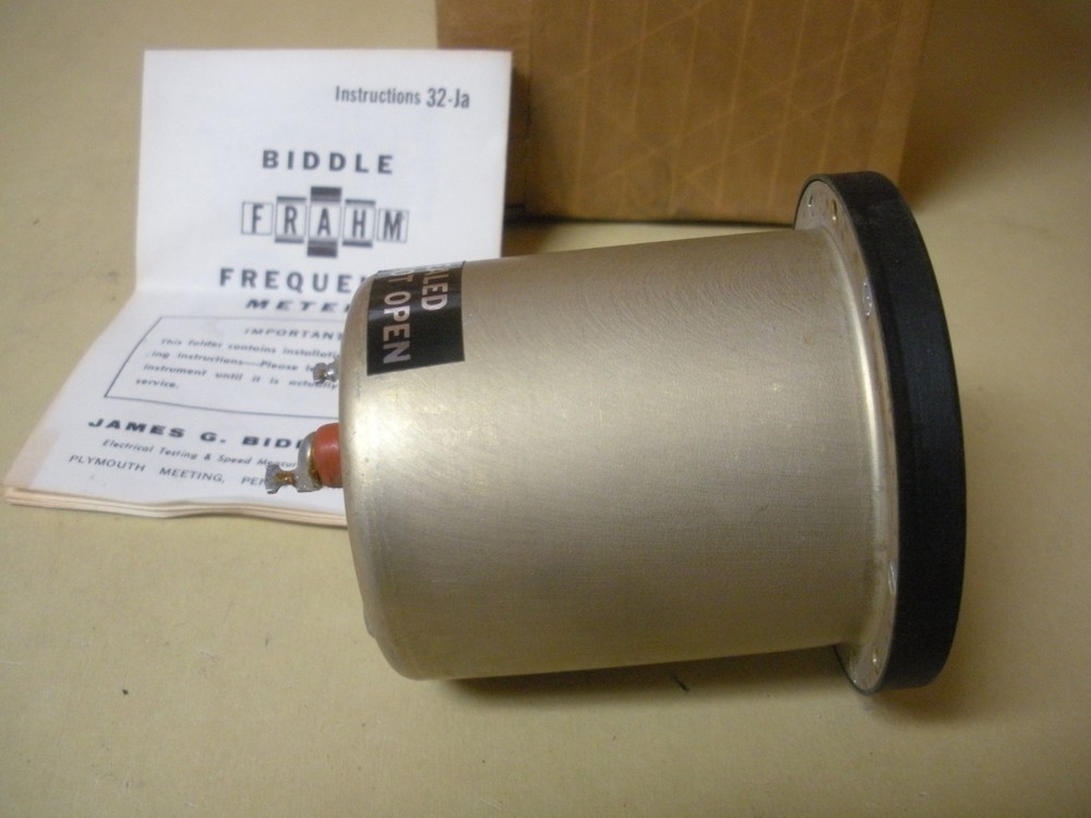 Frahm 322997 Frequency Meter , 100-150 Volts