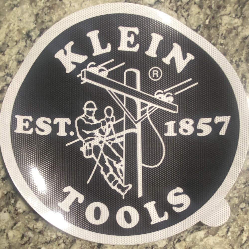Klein Tools Lineman Vinyl See Through Decal ( 2 pack)