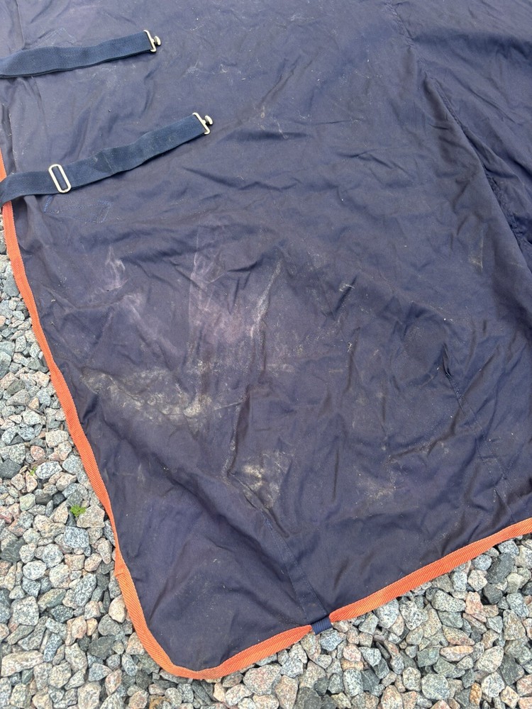 78” Loveson Stable Sheet - Navy/Orange