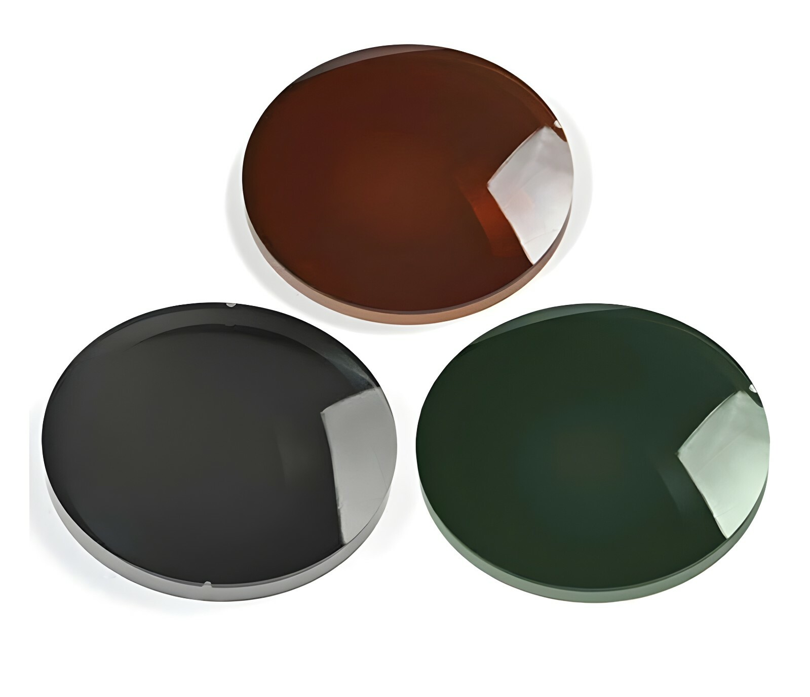 Sunglasses Lenses CR39 UV400 Plano Base 600 Diameter 76mm Thickness 1.8mm 1.499