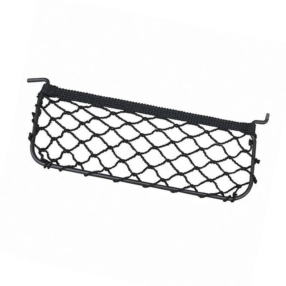 Black Nylon Cargo Net for Rear Trunk Side Pocket For A4L 2017 2018 Left Side