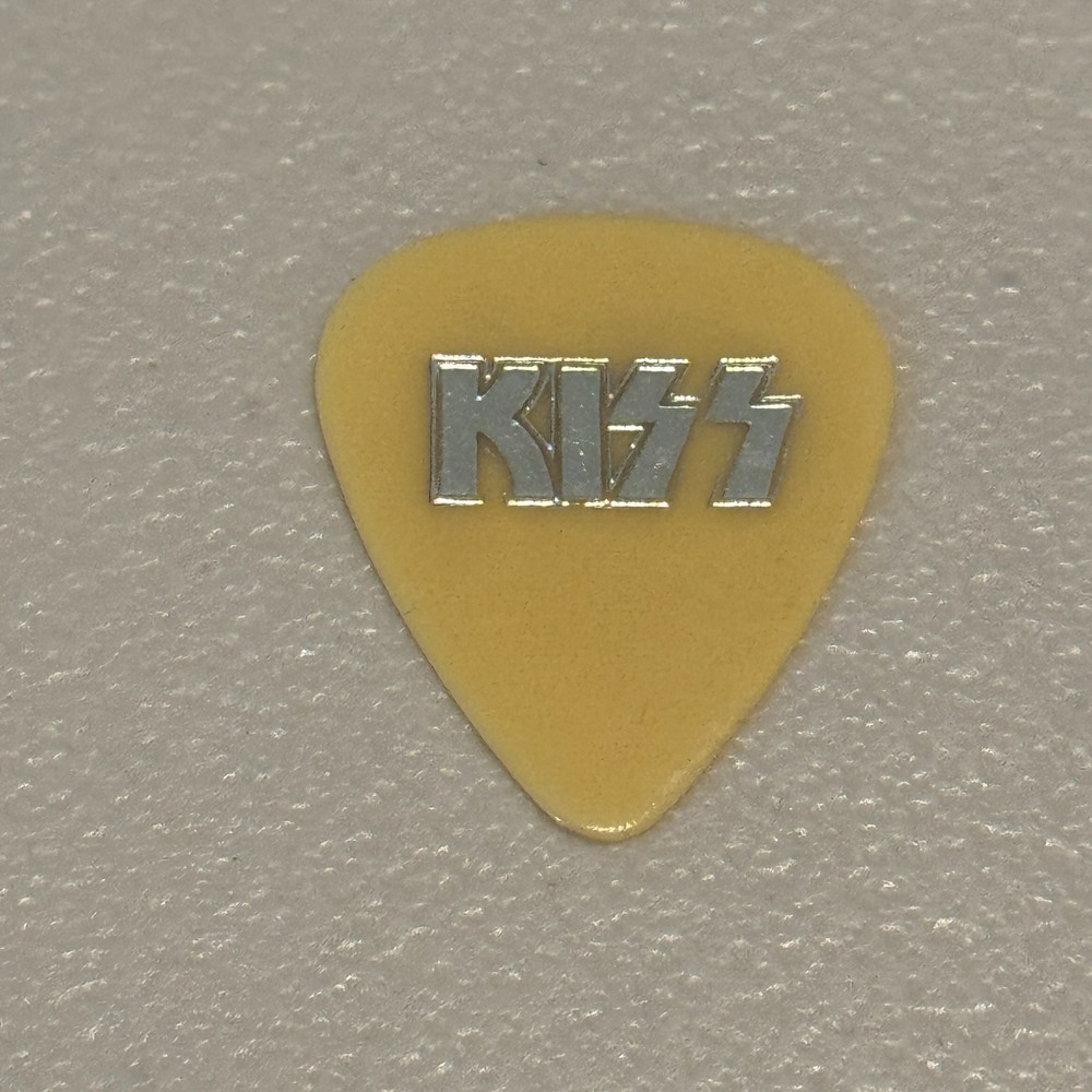KISS Paul Stanley Jr. Signature Guitar Pick Concert Tour Stage Plectrum RARE