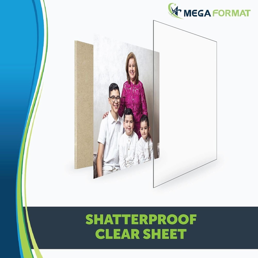 Clear Plexiglass Sheet Thin Acrylic Panel - Flexible Plastic Sheet, Picture F...