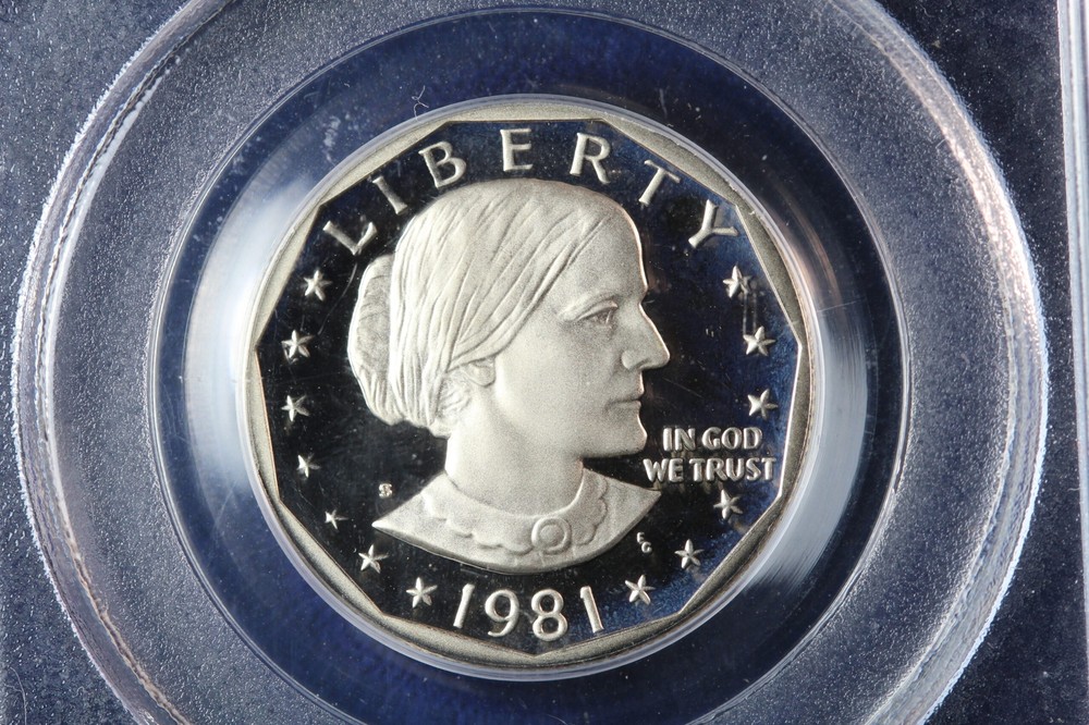 1981-S Proof Susan B Anthony Dollar PCGS PR69DCAM Type 2 4ODC