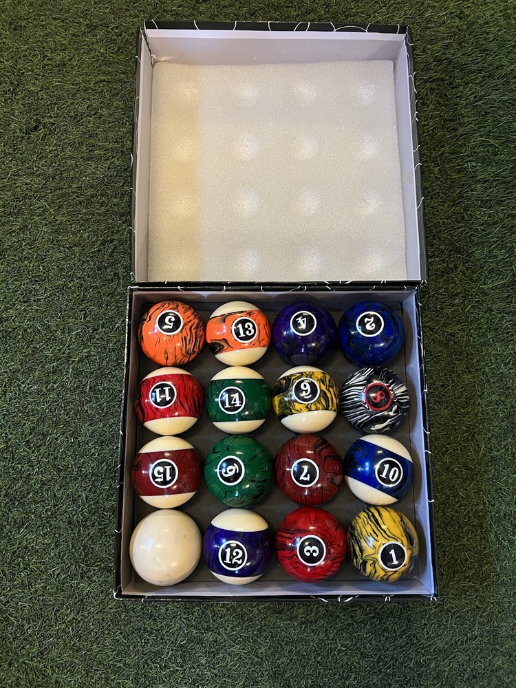 Marble Billiards Set