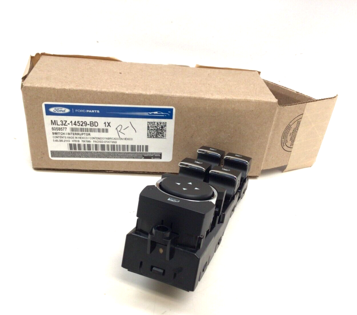 2021-2023 Ford F-150 front driver Power Window Master Mirror Adjust Switch OEM