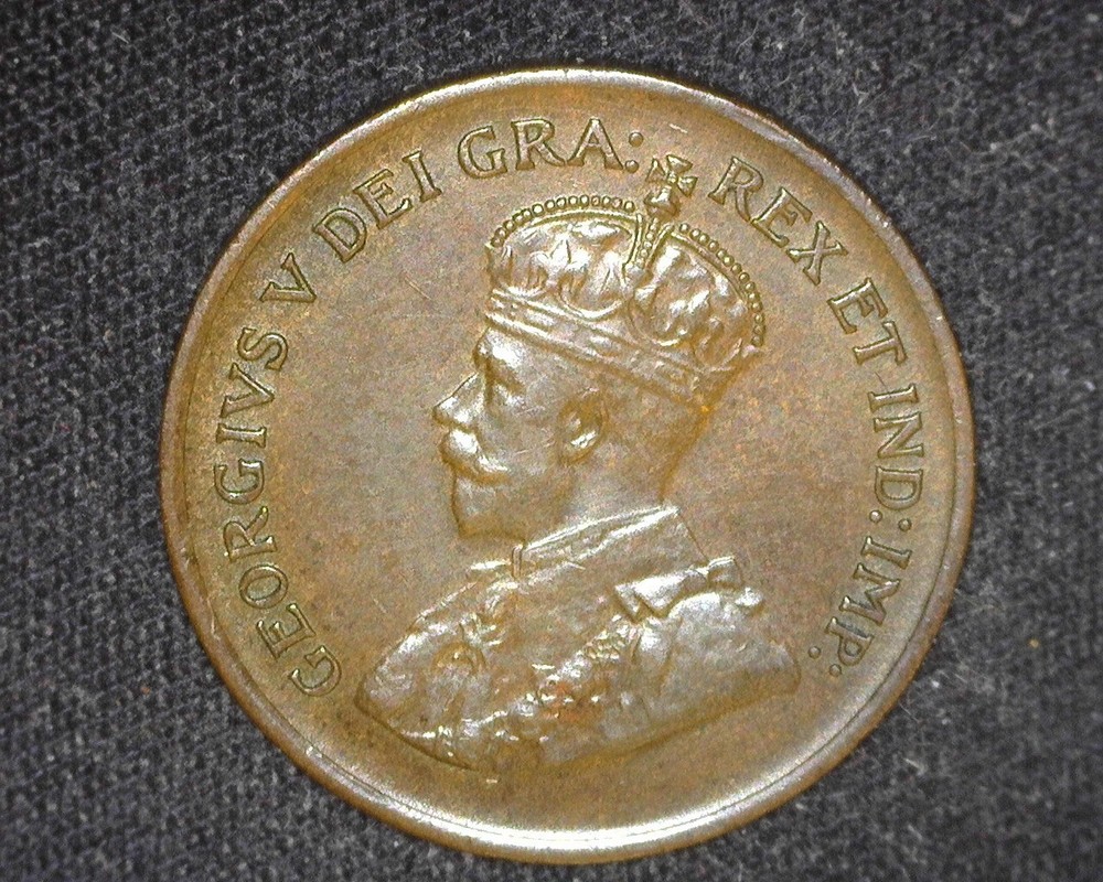 CANADA 1929 ONE CENT KM28 UNCIRCULATED ~T14