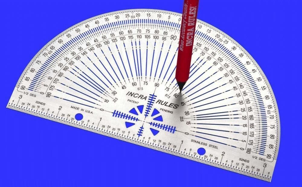 Protrac06: Professional 6-Inch Precision Marking Protractor