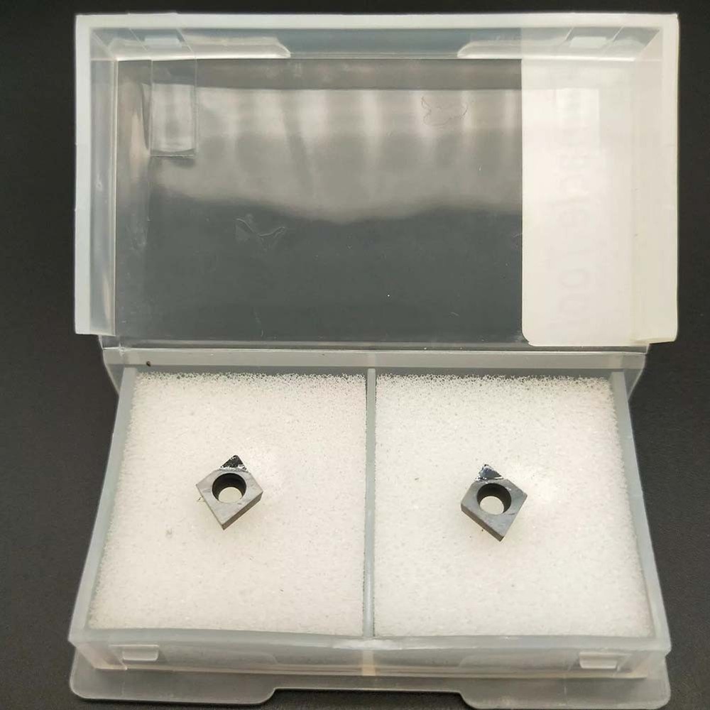 2pcs PCD Inserts CCGT060204 Designed for CNC Processing For Aluminum Copper