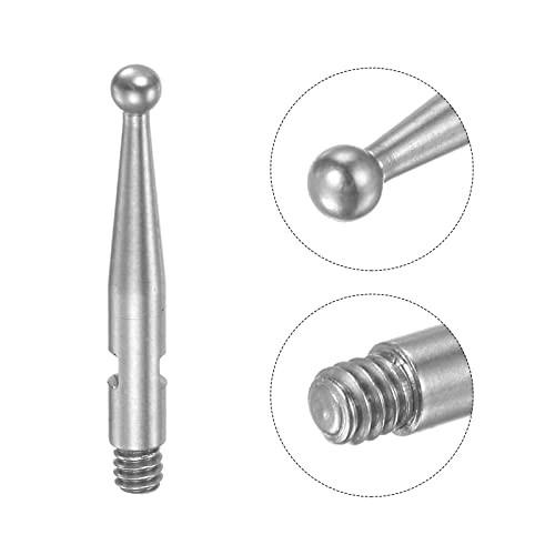 Contact Point for Dial Test Indicator, 2mm Diameter Carbide Ball Tip M2.0x0.4