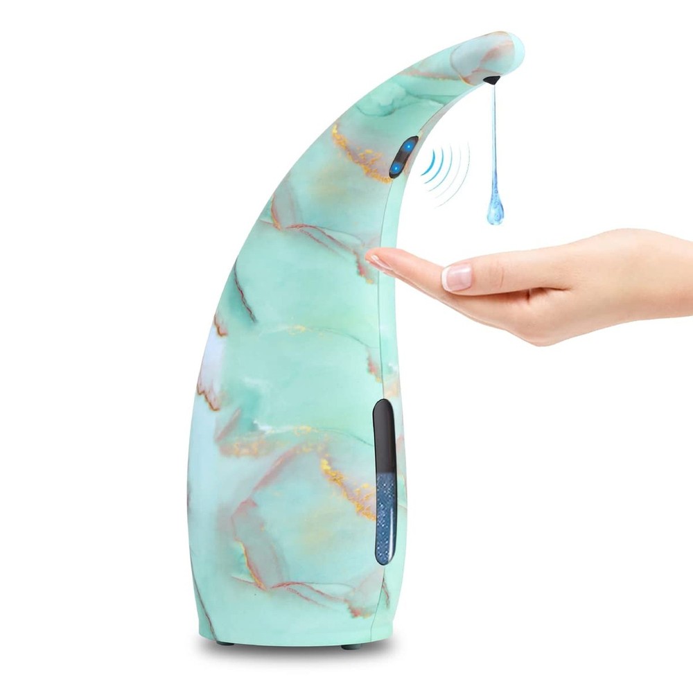 Green Automatic Soap Dispenser, 300ml Touchless, IP65 Waterproof, Auto Sensor...