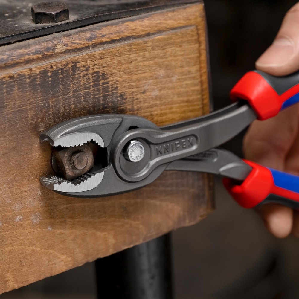 TwinGrip Slip Joint Pliers black atramentized, with multi-component grips 200...