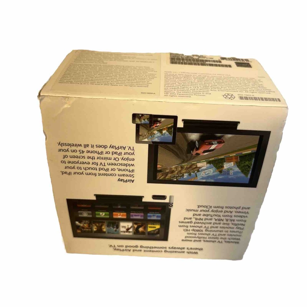 Apple TV 3rd Generation (2013) + Remote & HDMI cable