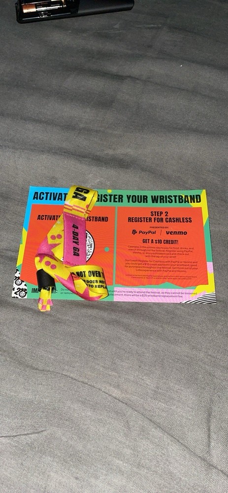 Lollapalooza 4-Day GA Ticket