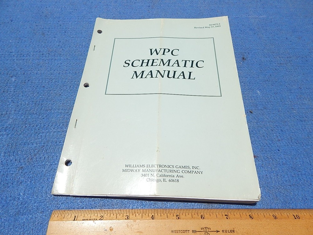 1993 Williams WPC Schematic Manual