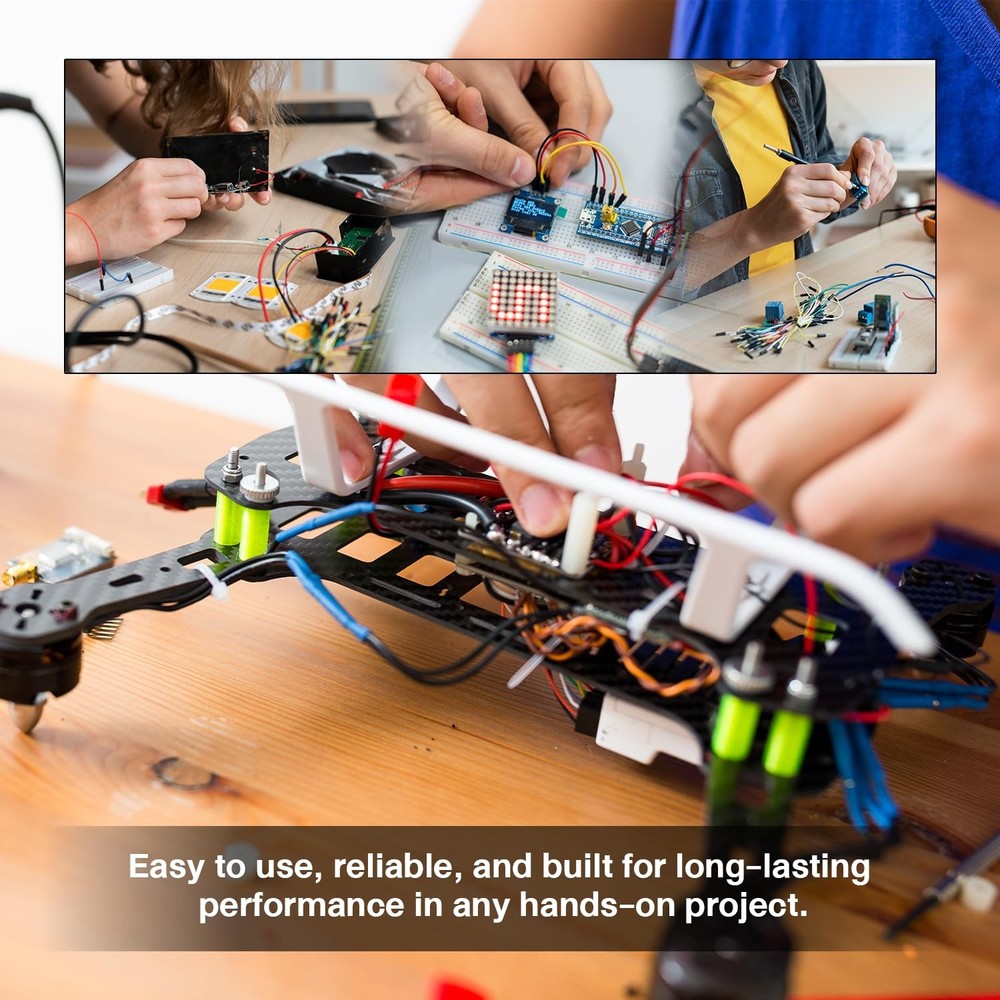 TMH 22 AWG “Stranded” Hookup Wire Kit, 6 Color Stranded - 25ft