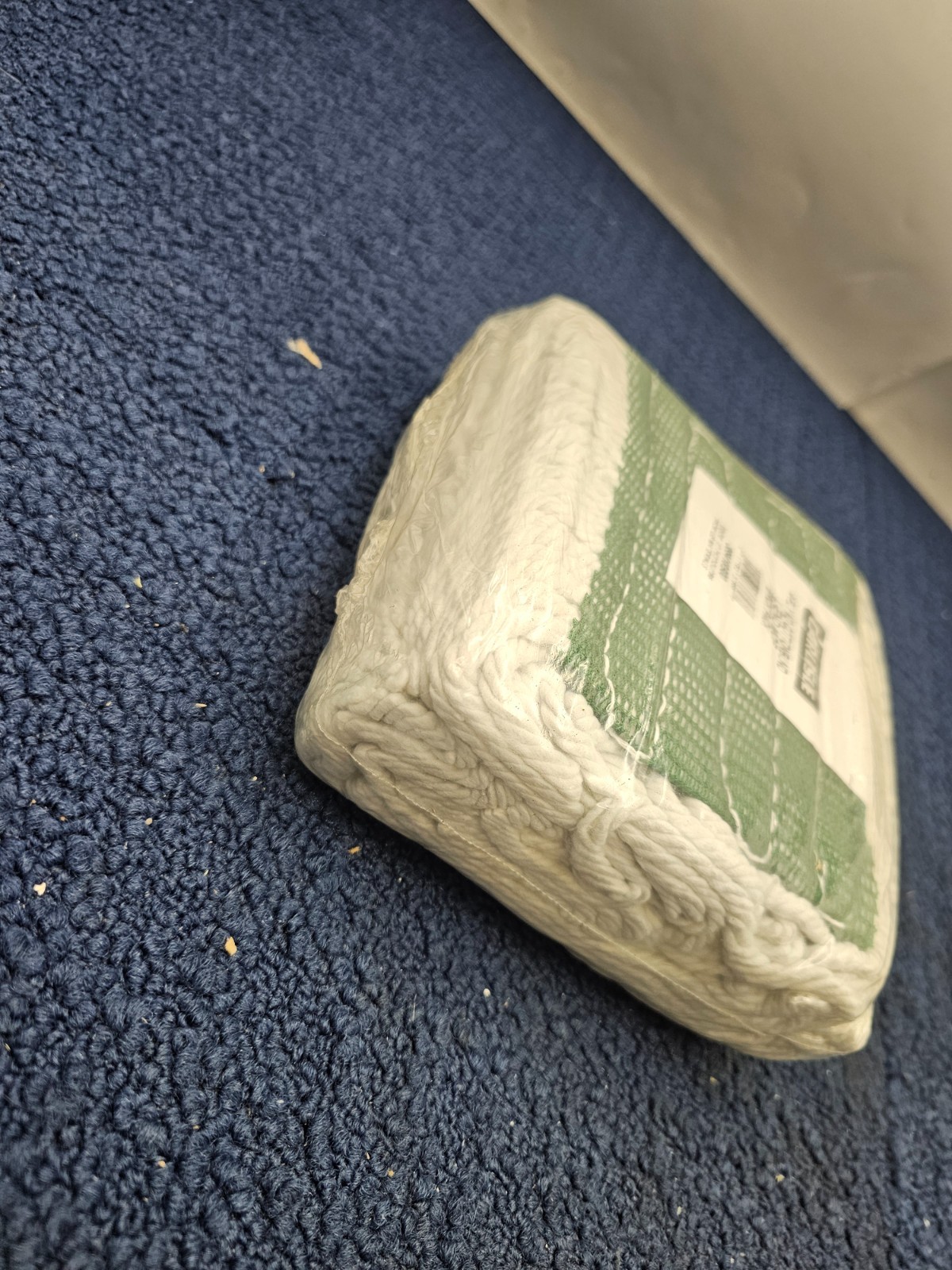 (QTY 12) CARLISLE 369418B00 4-Ply MD Cotton Blend Looped End Mop Food Service