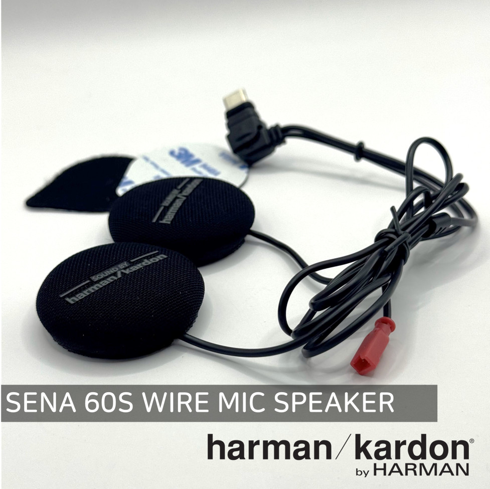 60S Harman Kardon SENA BLUETOOTH speaker for wire mic