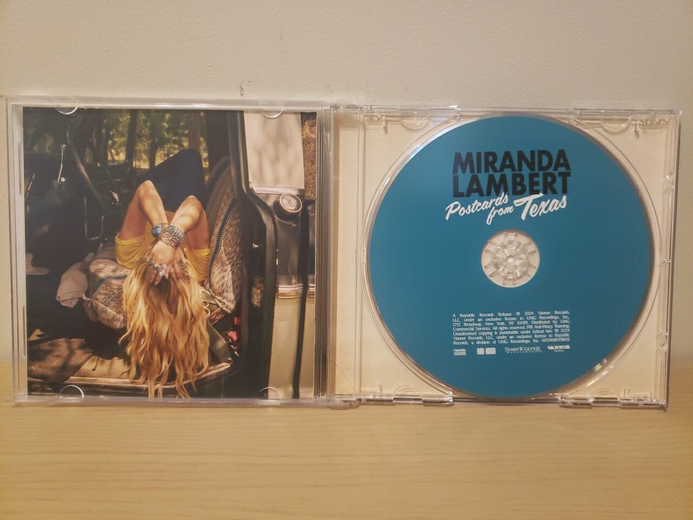 Miranda Lambert Postcards From Texas Autographed CD Signed