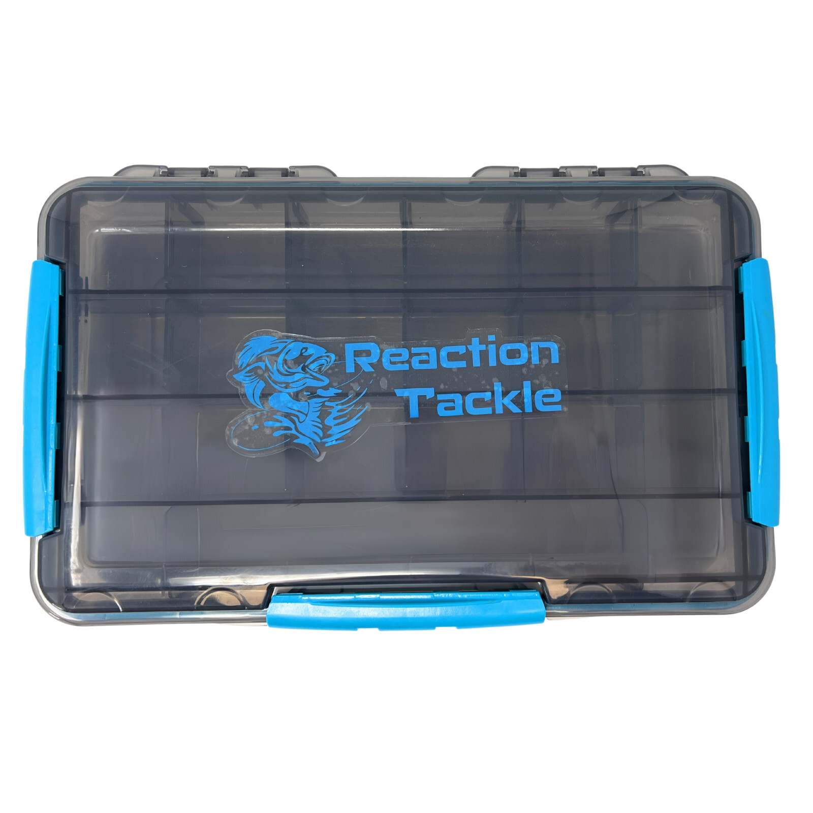 Reaction Tackle Waterproof Tackle Trays - 100% Secure with 3 Clips (2pk or 4pk)