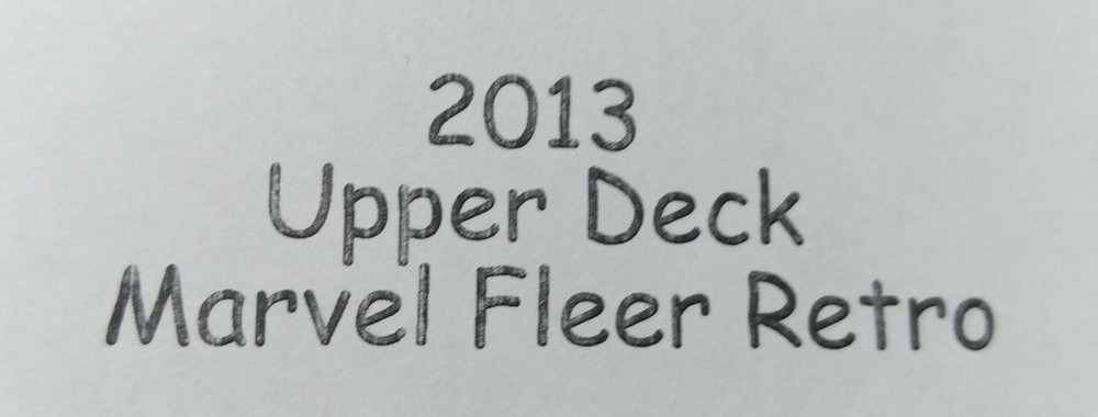 2013 UD Marvel Fleer Retro reg Norman Osborn 059 (no unn)
