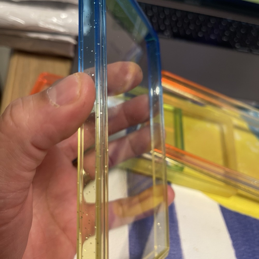 PSA Style Graded Card Slab Bumper Guards – Green/Clear Case Protector