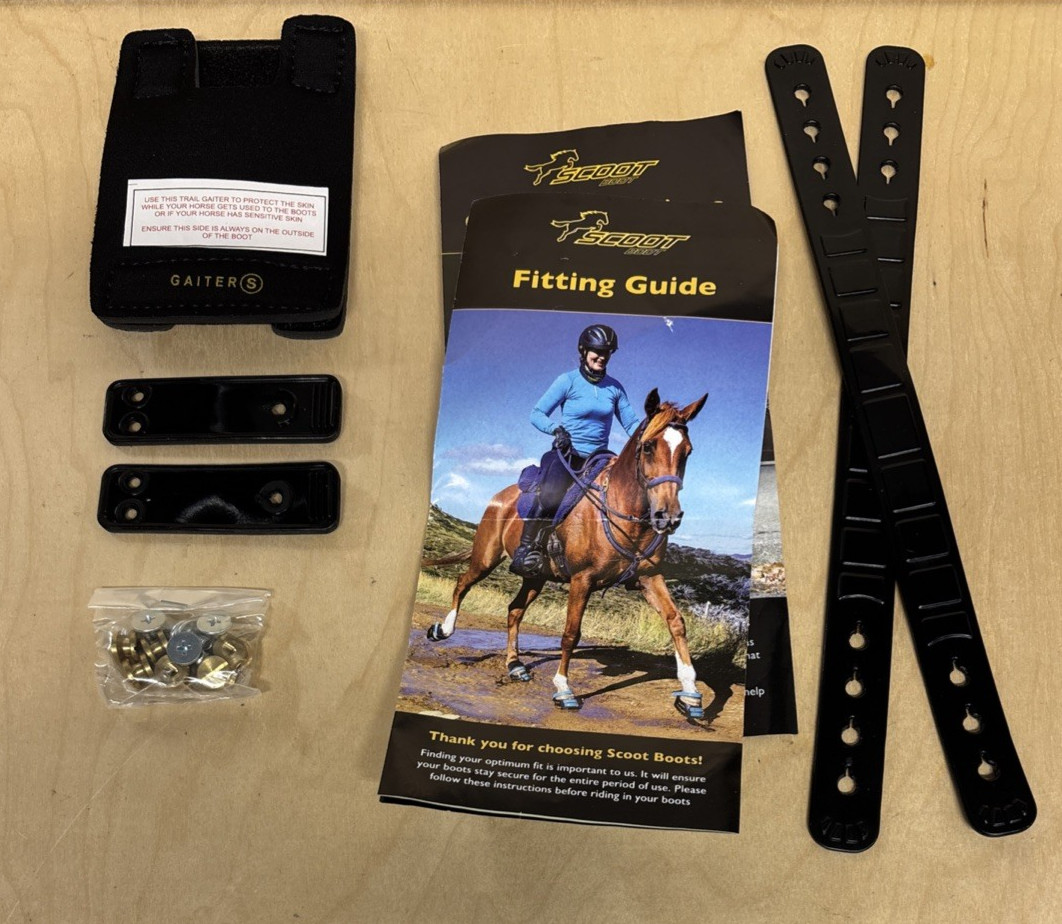 Scoot Boot Horse Hoof Boot - Size 1 - PAIR - Lightweight Performance Boots