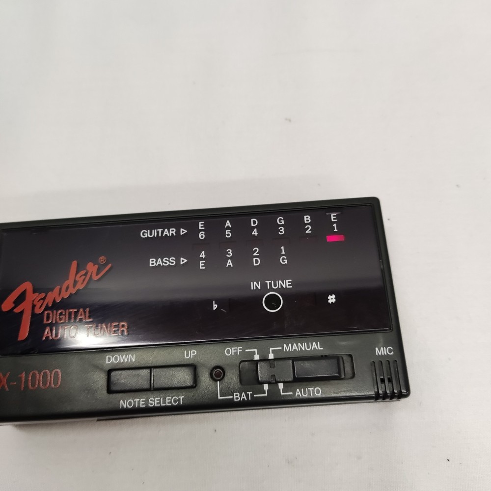 FENDER DIGITAL AUTO TUNER TX-1000 & CASE