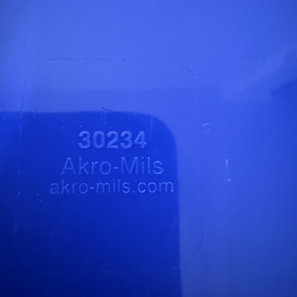 (2 Pack) 30234 AkroBins 15" x 5.5" x 5" Plastic Stackable Storage Container