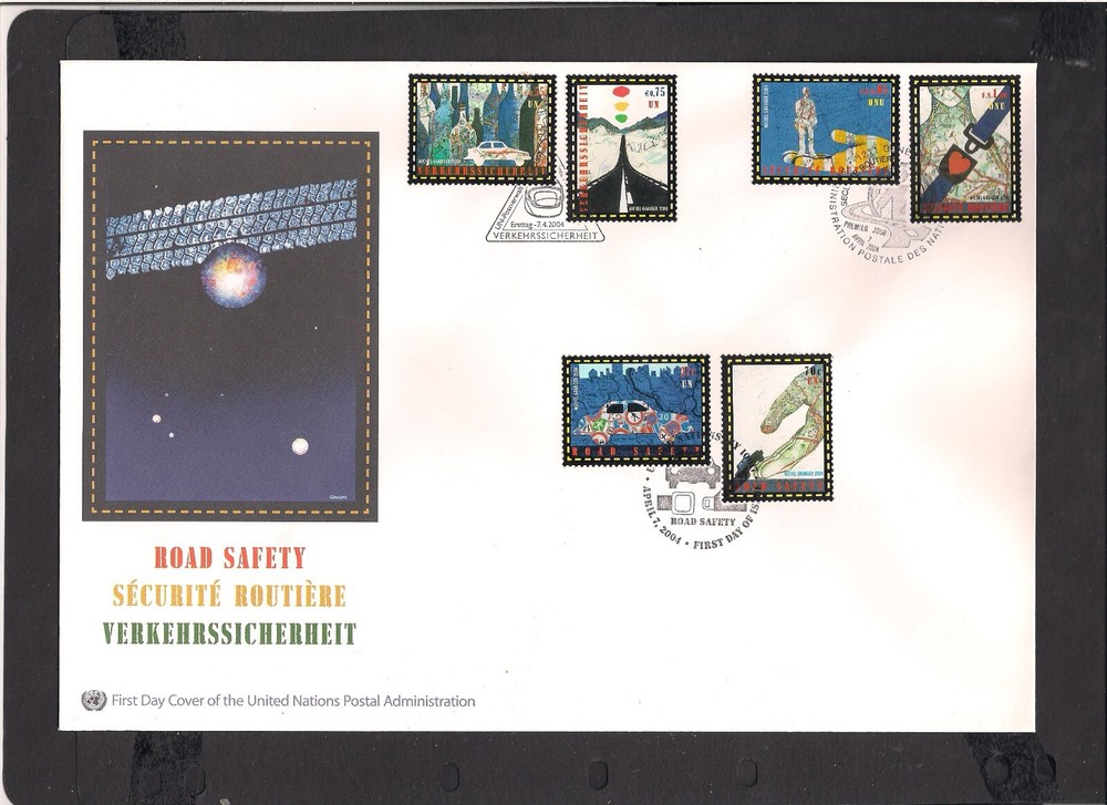 UN large 2004 FDC combination offices