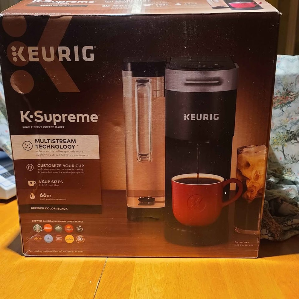 Keurig K-Supreme Plus Pod Coffee Machine, Black - 5000361470