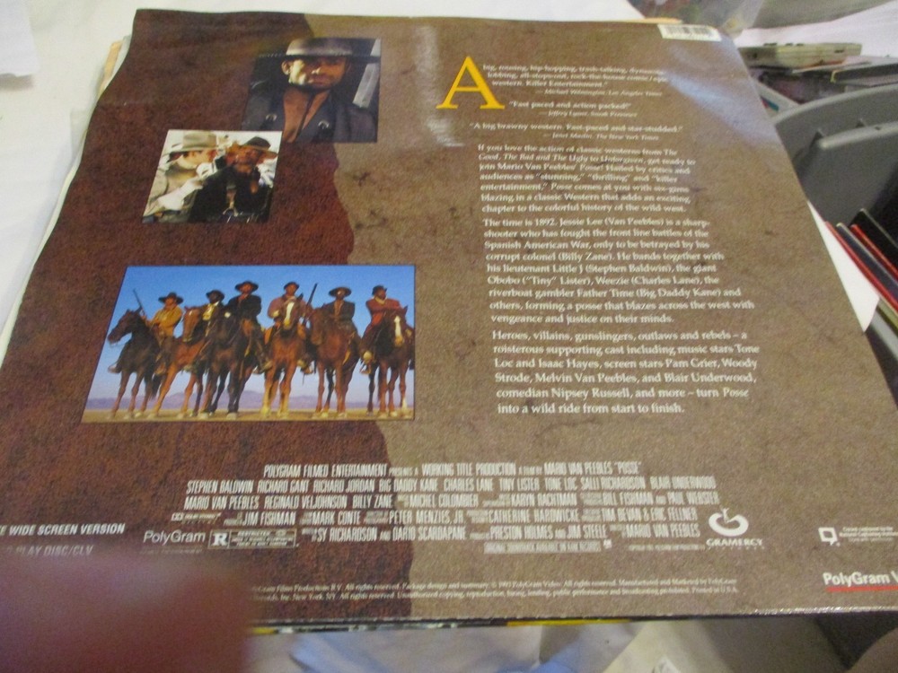 POSSE LASERDISC